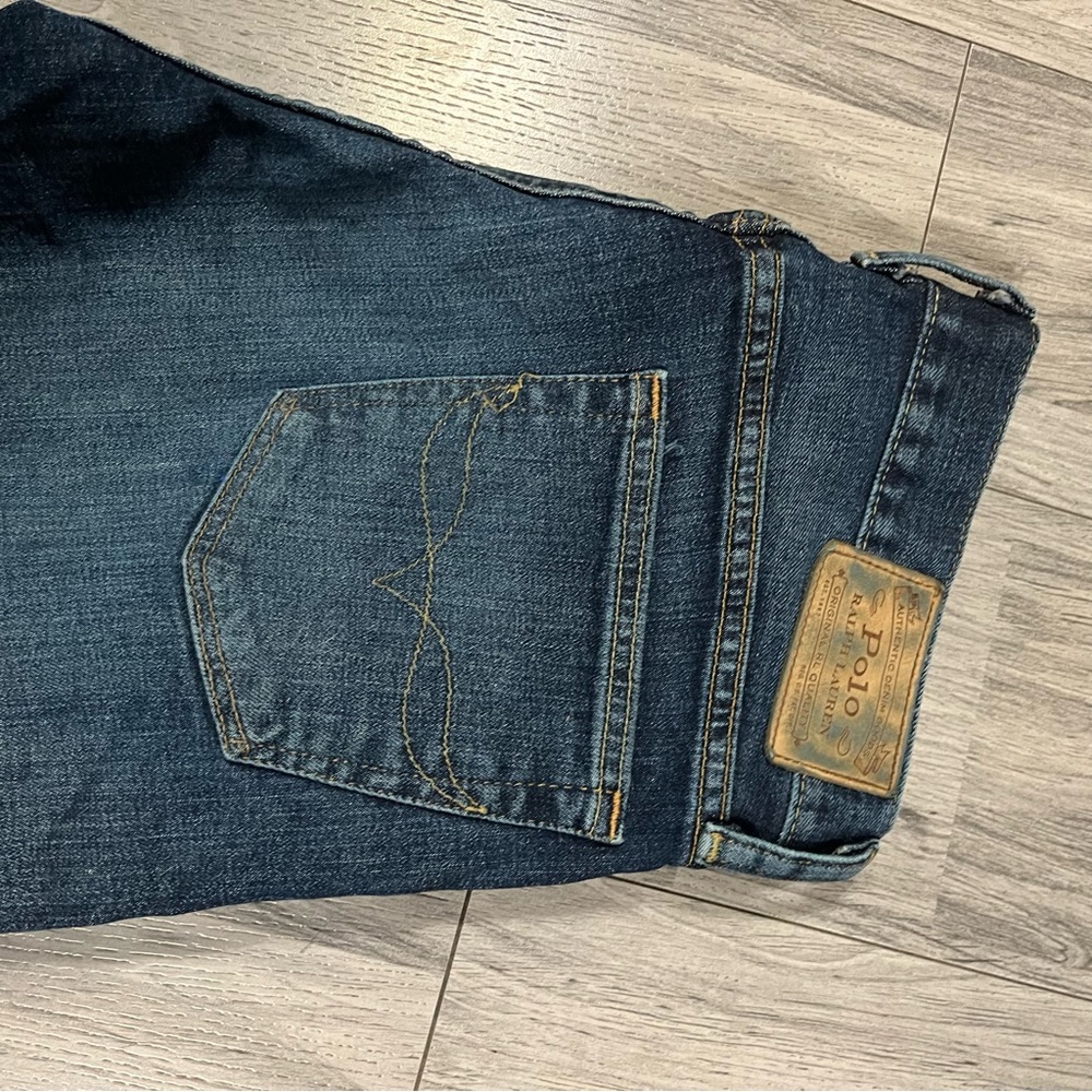 Polo Ralph Lauren Jeans Mens Varick Slim Straight Blue Denim Pants 28-30x30. - Picture 4 of 6